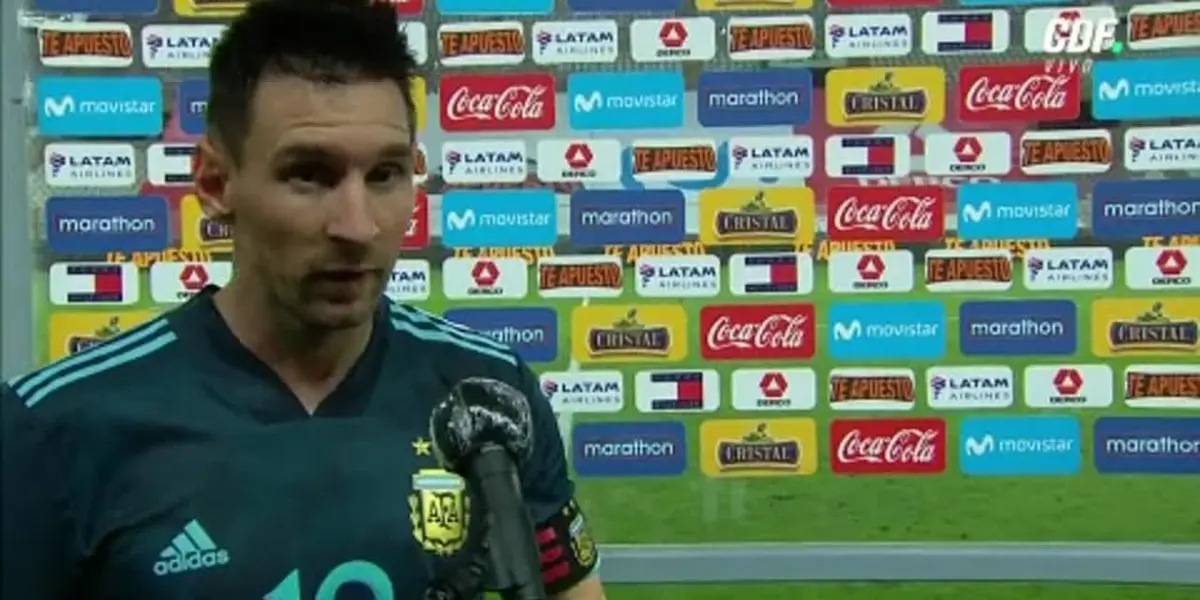 El astro argentino notó gran nivel en un jugador peruano en especial