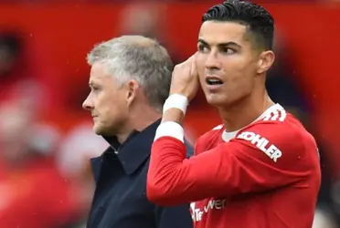 El astro portugués sufrió una de las peores goleadas de su carrera y parece perder los papeles con los “diablos rojos”.