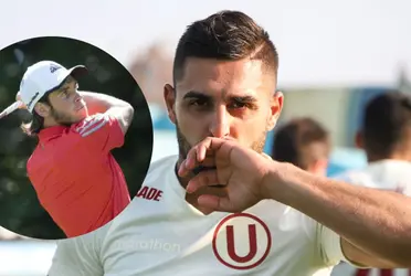 El atacante goza de jugar golf junto a su compañero Alexander Succar.