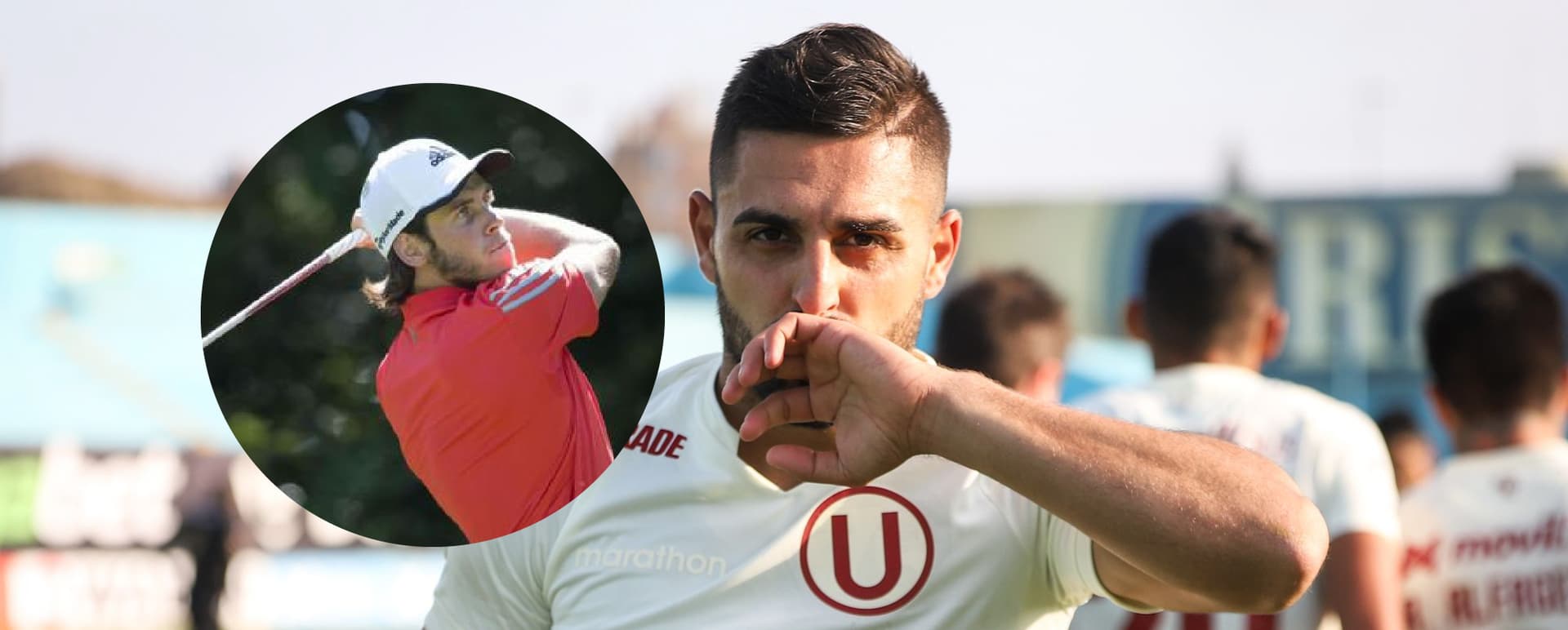 El atacante goza de jugar golf junto a su compañero Alexander Succar.