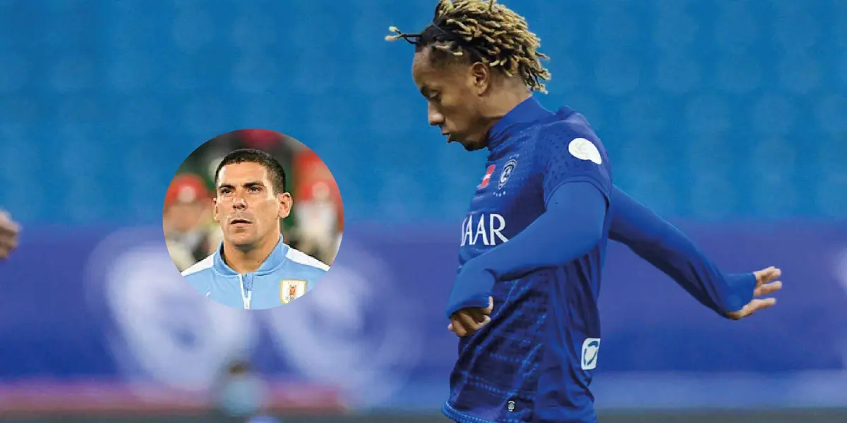 El charrúa aseguró que André Carrillo desperdicia su talento jugando en Arabia Saudí.