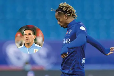 El charrúa aseguró que André Carrillo desperdicia su talento jugando en Arabia Saudí.