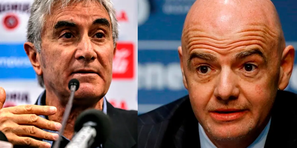 El ‘ciego’ no atacó al máximo ente del fútbol por una curiosa razón