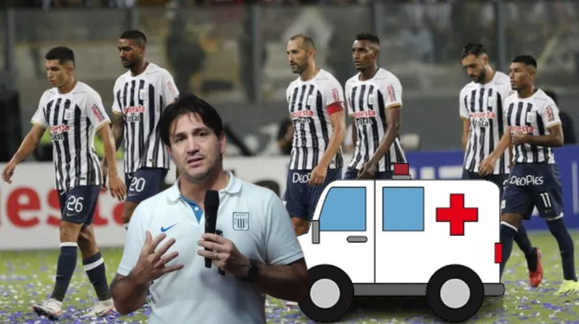 El club 'íntimo' y 3 piezas claves lesionados. Bruno Marioni reveló el periodo de recuperación de los 3 futbolistas. FOTO: La República