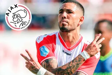 El conjunto holandés pasó por encima al club del peruano.