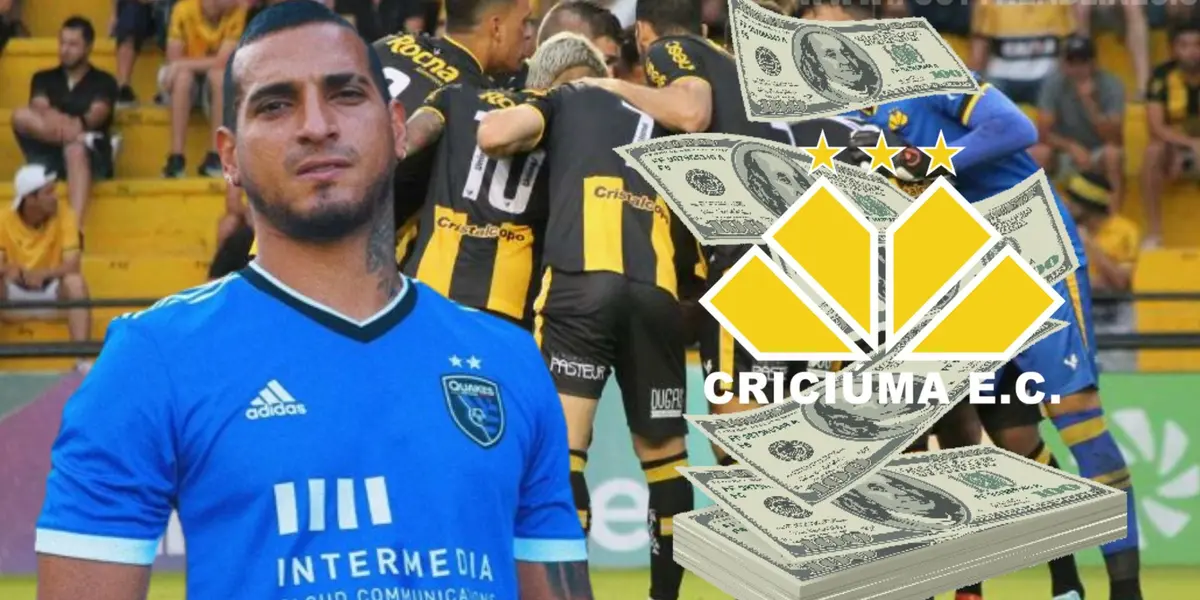 El defensor bicolor y lo que ganaría en una nueva aventura en el Brasileirao