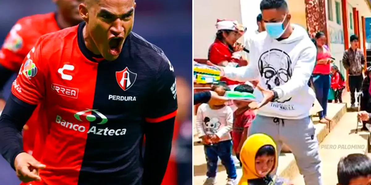 El defensor se vistió de papa Noel para dar regalo a niños de Huánuco