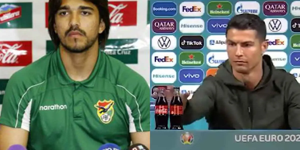 El delantero boliviano es sancionado económicamente por sus palabras y lo que también debería pagarle CR7 a la Coca Cola.