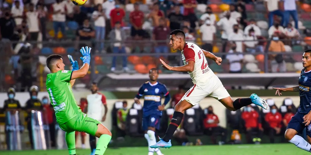 El delantero lleva 4 goles en este año 2022 y va por mucho más en la Liga 1 y Selección Peruana