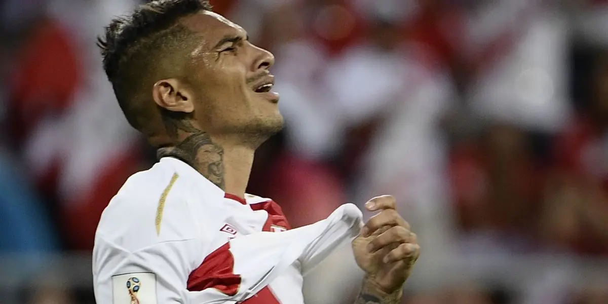 El delantero peruano arriesgo su físico para estar contra Chile