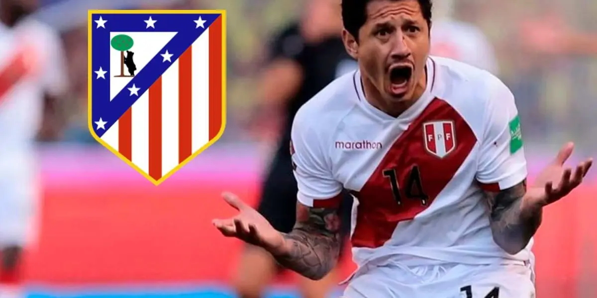 El delantero peruano Gianluca Lapadula a horas del duelo con Brasil recibe una gran noticia del Atlético de Madrid.
