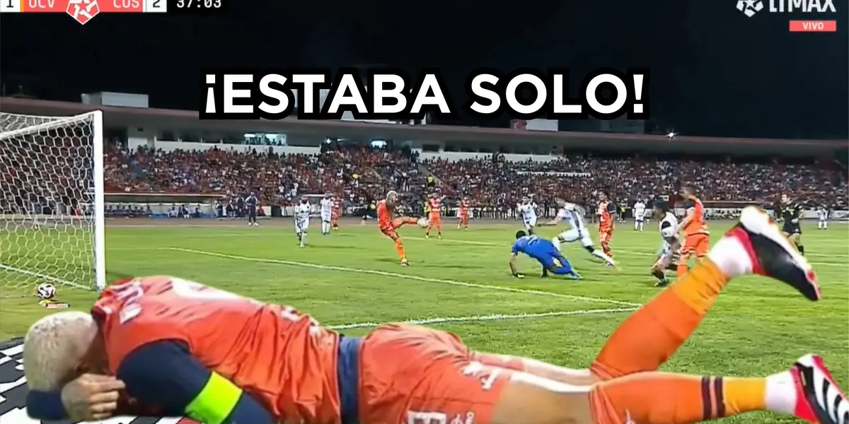 El 'Depredador' se comió un gol debajo del arco, tras su estreno en la Universidad César Vallejo. FOTO: L1 Max