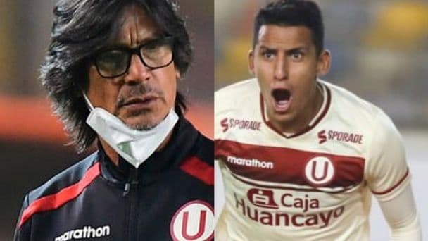 El director técnico, Ángel Comizzo no toma en cuenta a Tiago Cantoro que la rompe en los entrenamiento de Universitario de Deportes