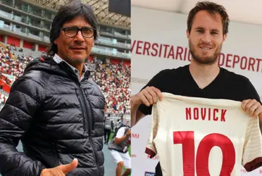 El director técnico, Ángel Comizzo, pidió al socio ideal de Hernán Novick en la ofensiva de Universitario.