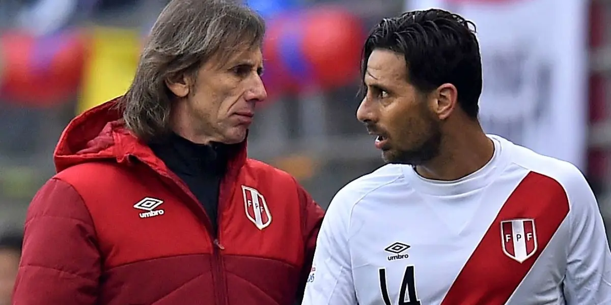 El director técnico, Ricardo Gareca no llevó a Claudio Pizarro al Mundial debido a que prefirió la participación de Paolo Guerrero y Raúl Ruidíaz