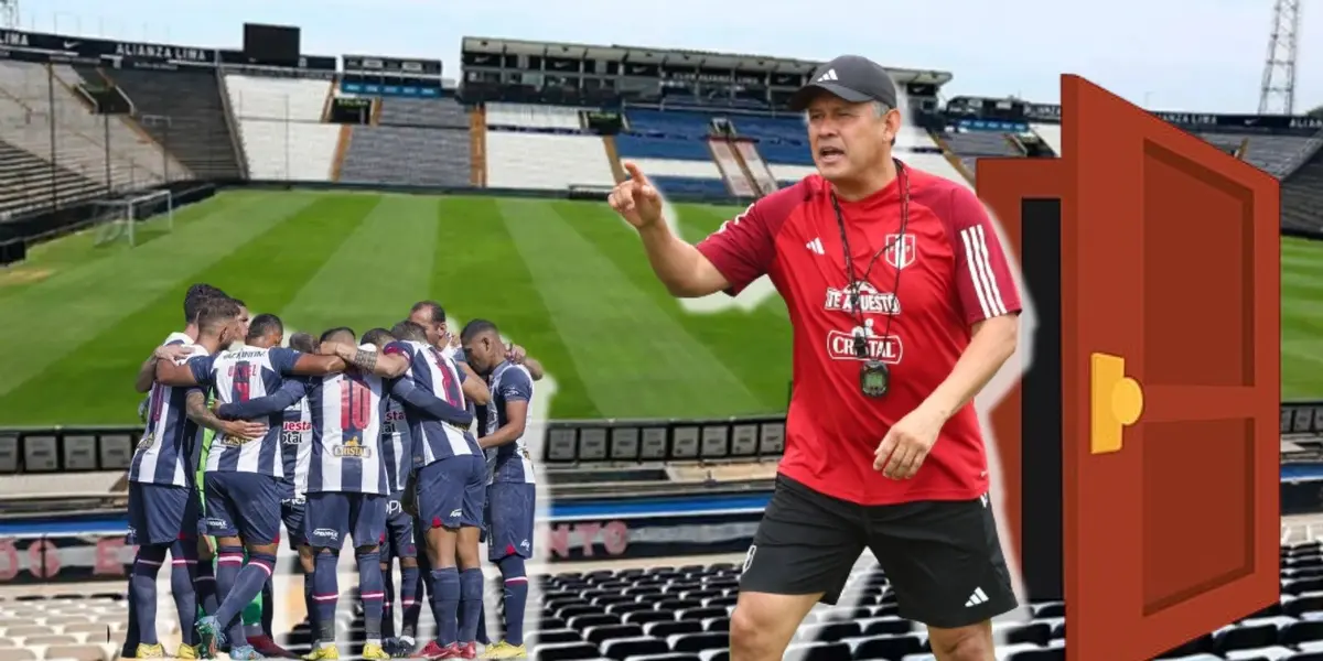 El DT de la Bicolor fue visto en las instalaciones del cuadro blanquiazul