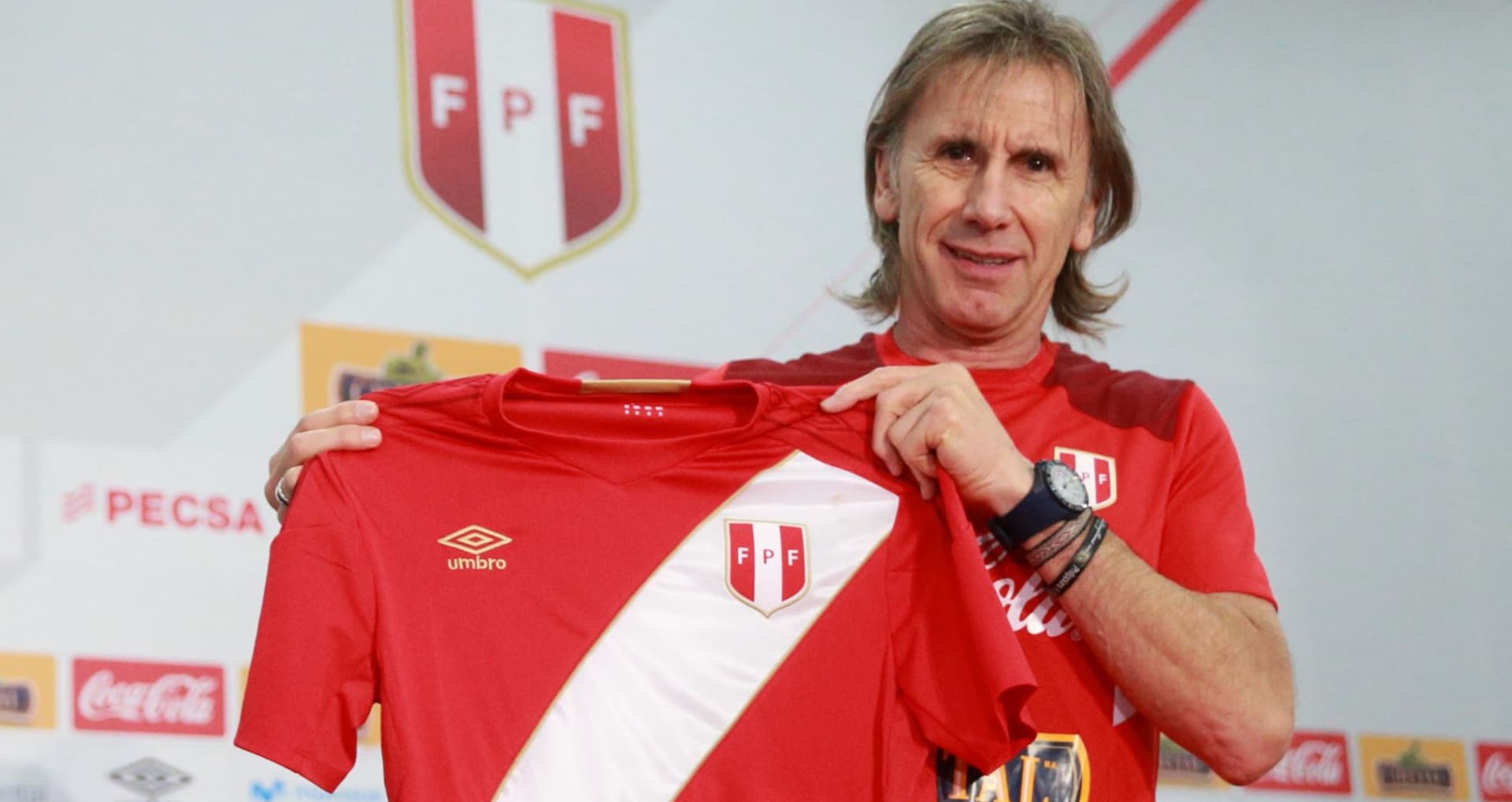 El entrenador ha demostrado que tiene un cariño enorme con el Perú