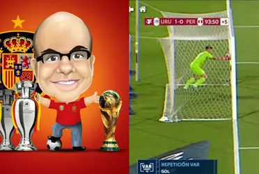 El estadista español opinó sobre la jugada polémica en Uruguay