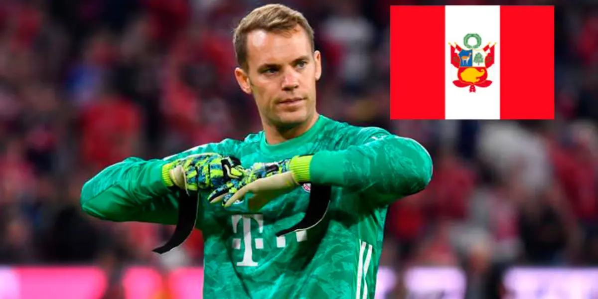 El golero aleman se rinde ante los pies de este seleccionado nacional