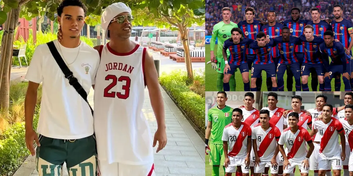 El hijo de Ronaldinho decidió jugar para el Barcelona y lo hará con un peruano
