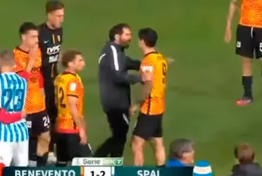 El ítalo-peruano no la está pasando nada en el Benevento en donde nadie lo sabe querer y respetar