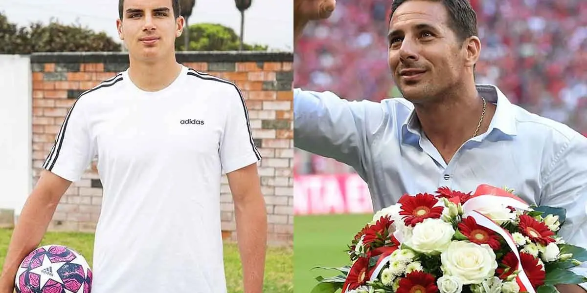 El joven delantero se pone a la par del ex capitán de la Selección Peruana.