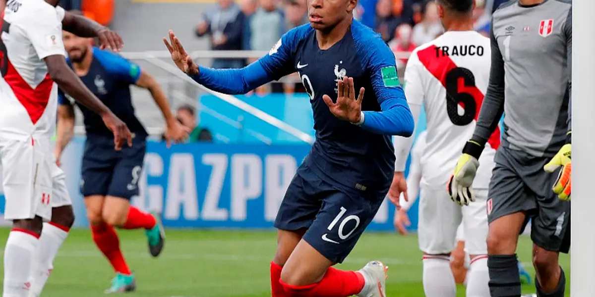 El jugador del PSG, Kylian Mbappé soltó una polémica declaración sobre el cuadro peruano
