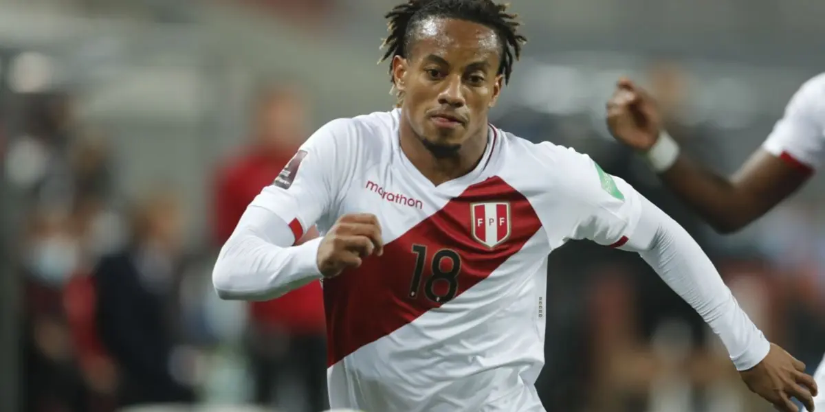El jugador es la sombra de André Carrillo en la selección peruana
