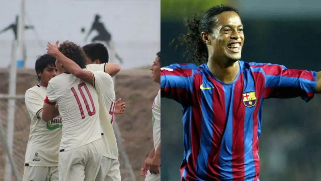 El juvenil de la U que patea los tiros libres como R10