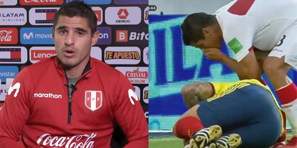 El lateral bromeó con un meme sobre Bad Bunny.