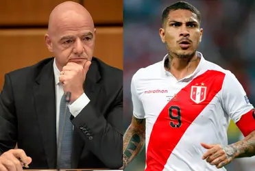 El mandamás de la FIFA no guardó las apariencias y le gritó a Paolo Guerrero