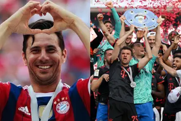 El peruano festejó como ningún otro la nueva Bundesliga del cuadro bávaro