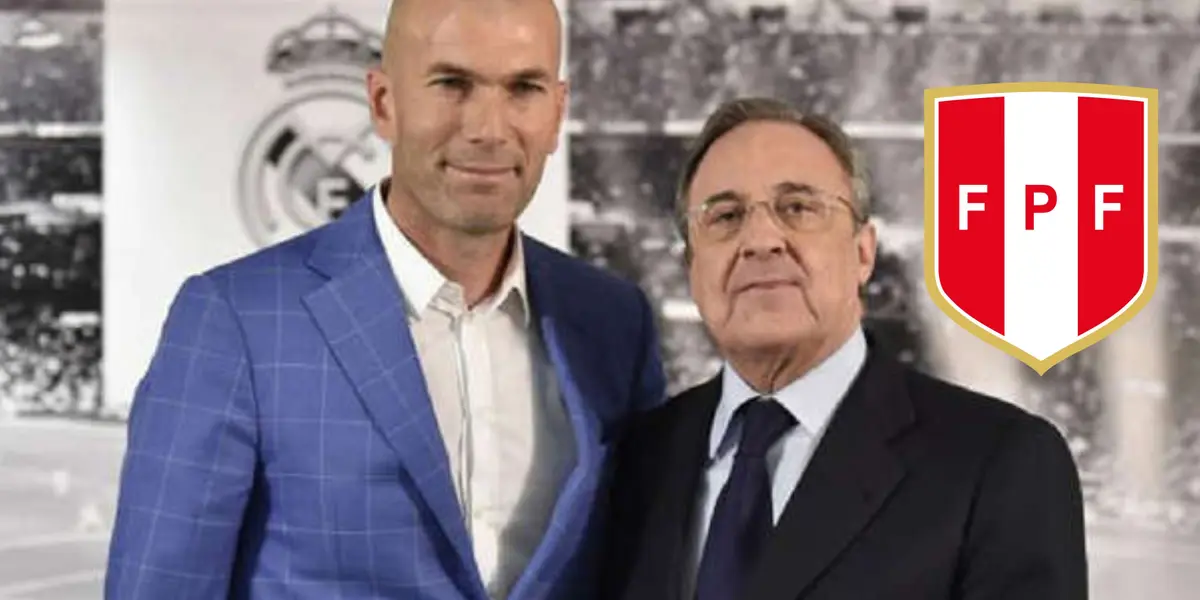 El peruano fue uno de los jugadores que dirigió Zidane