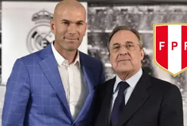 El peruano fue uno de los jugadores que dirigió Zidane