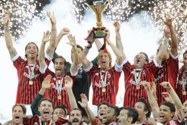 El peruano ganó un título con el AC Milán