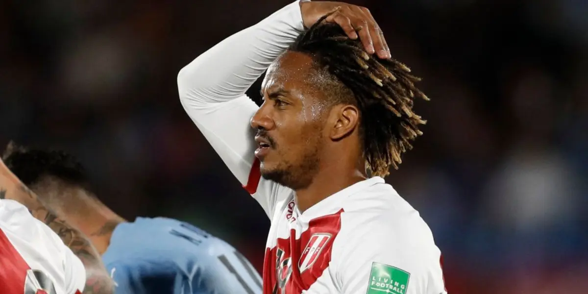 El peruano viene recuperando la lesión que tiene en la rodilla