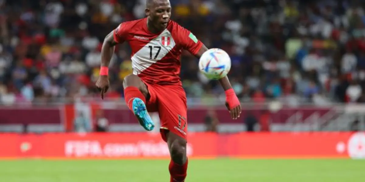 El peruano volvió a estar considerado por su equipo