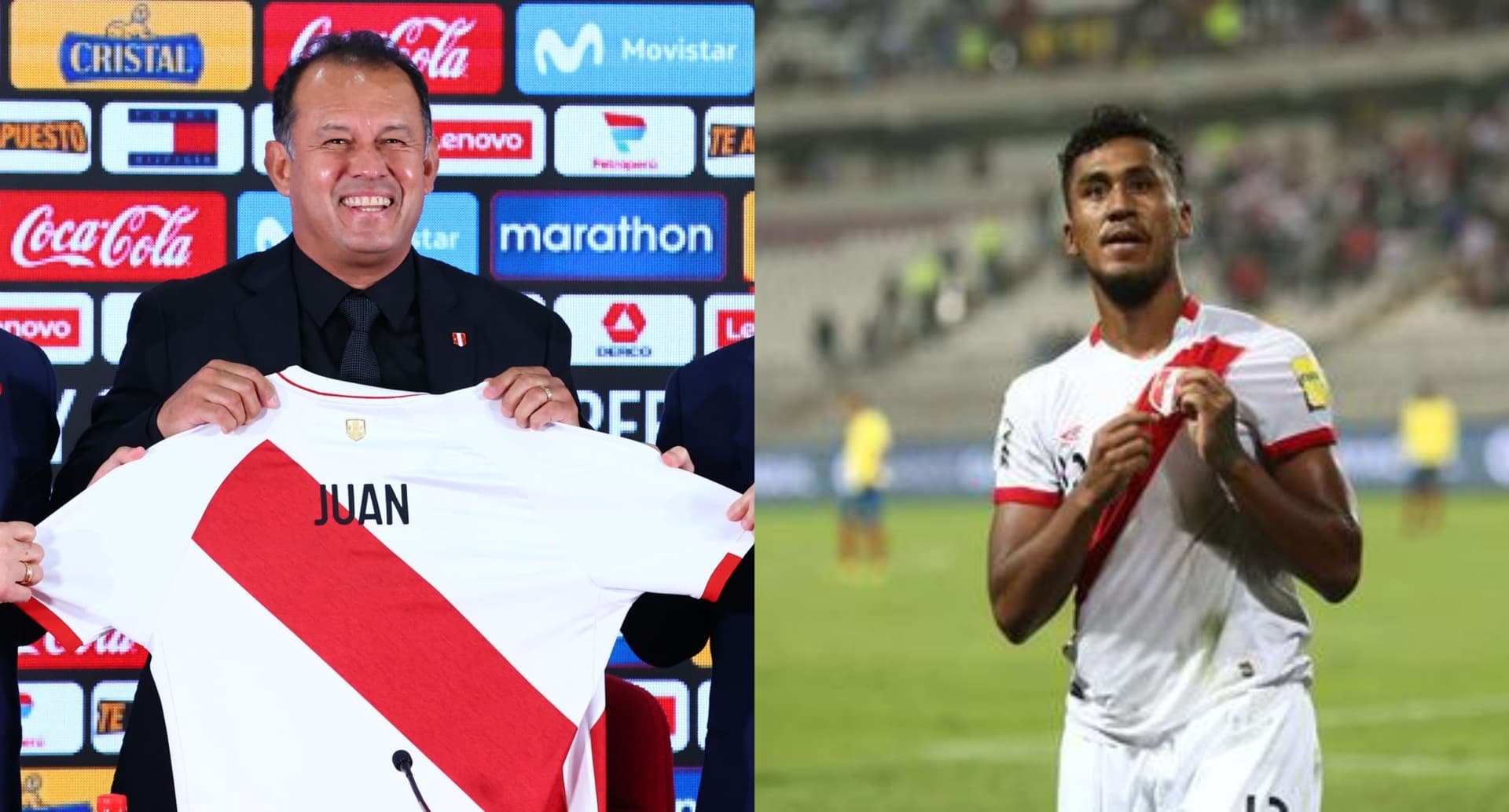 El peruano ya se luce con la camiseta peruana