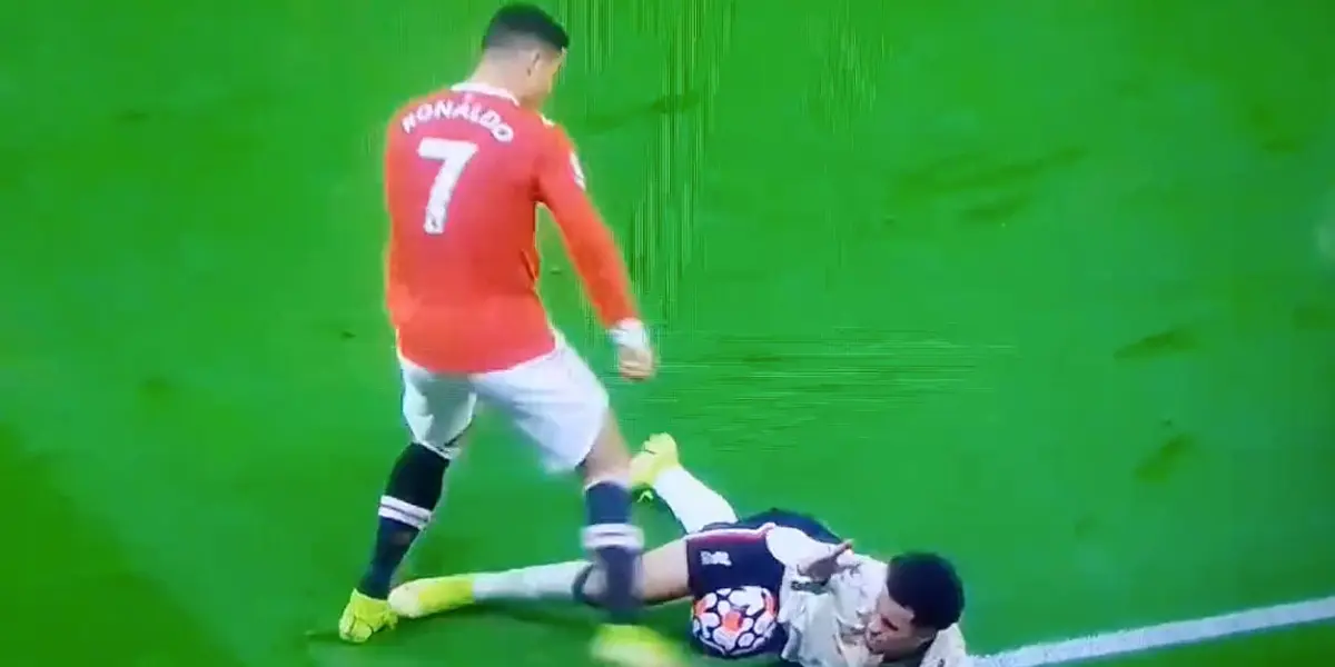 El portugués cometió una increíble agresión