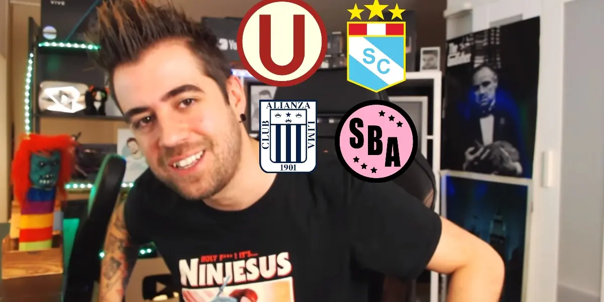 El reconocido youtuber español, Auronplay, envió un mensaje importante a Sport Boys para que quede campeón