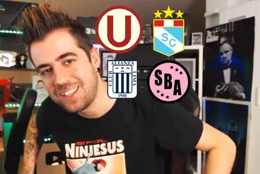 El reconocido youtuber español, Auronplay, envió un mensaje importante a Sport Boys para que quede campeón