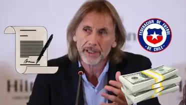 El 'Tigre' fue presentado como seleccionador de Chile.