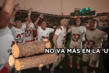 El último jugador que salió campeón que que le dijo adiós a Universitario.