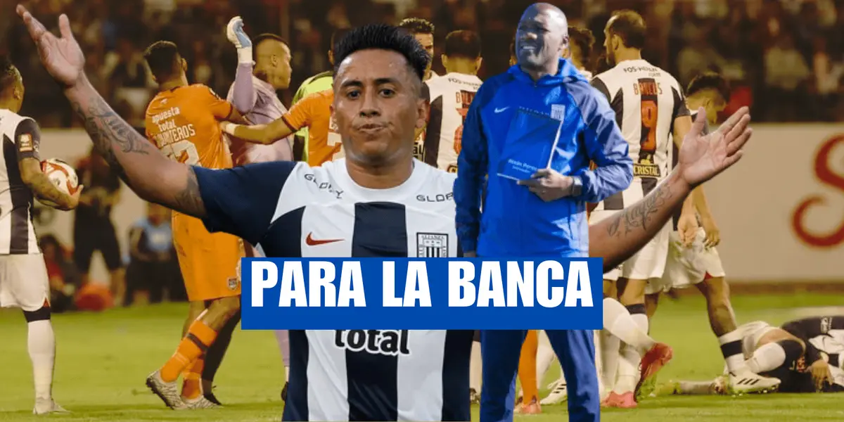En Alianza Lima tuvo un terrible partido y ahora se iría para el banco de suplentes