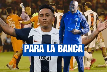 En Alianza Lima tuvo un terrible partido y ahora se iría para el banco de suplentes
