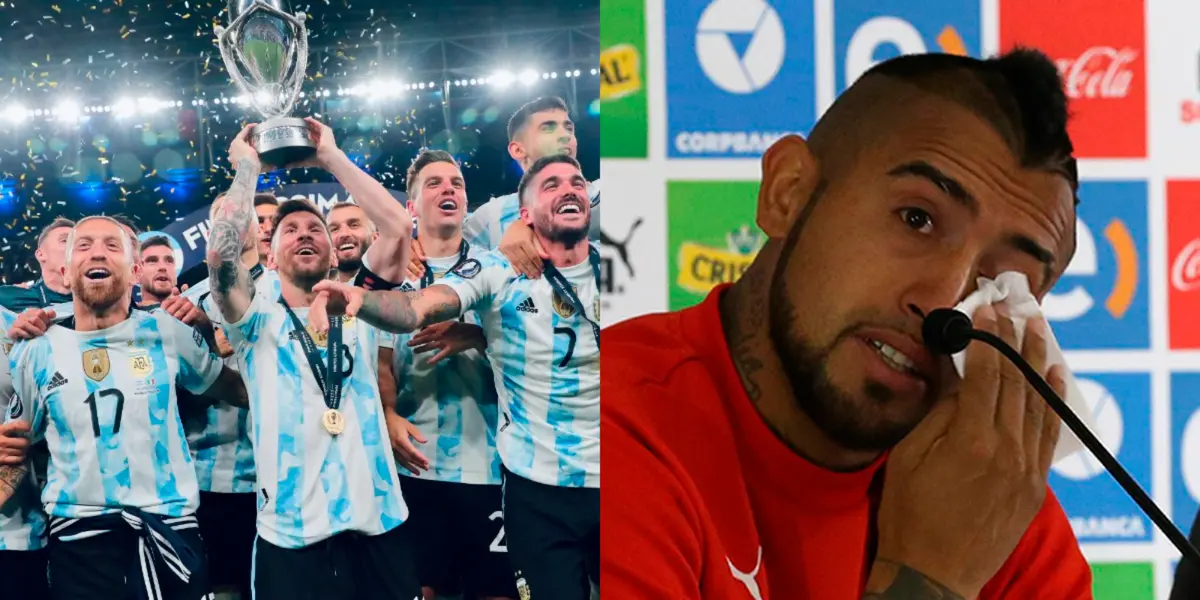 En Argentina siguen recordando que Chile no va al Mundial de Qatar 2022