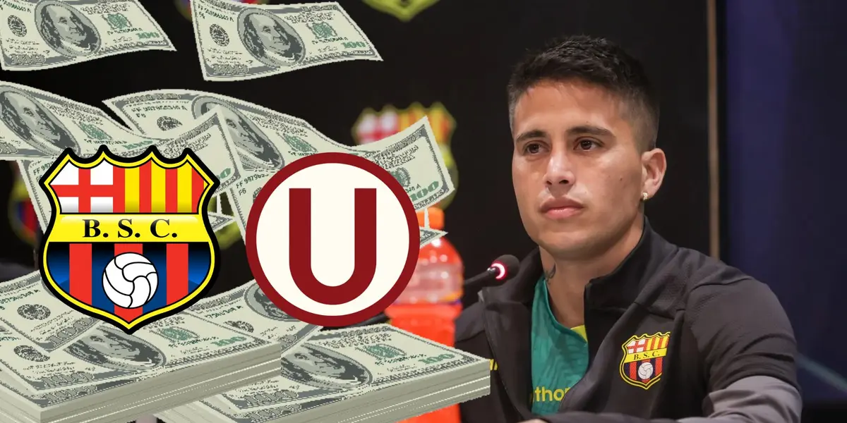 En Barcelona SC ganaba $180 mil y el salario que tendría Christian Ortiz en la ´U´