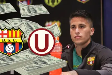 En Barcelona SC ganaba $180 mil y el salario que tendría Christian Ortiz en la ´U´