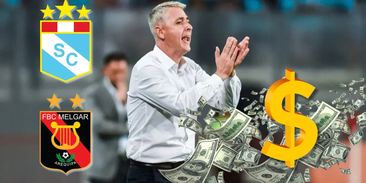 En Cristal ganaba $50 mil y el salario que podría percibir Tiago Nunes en Melgar