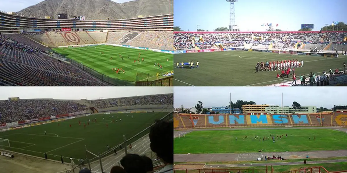 En el Perú, se han construido infraestructuras muy costosas, para que los equipos peruanos puedan tener un lugar para jugar el fútbol local, por lo que, hay algunos estadios, que tienen elevada capacidad de espectadores